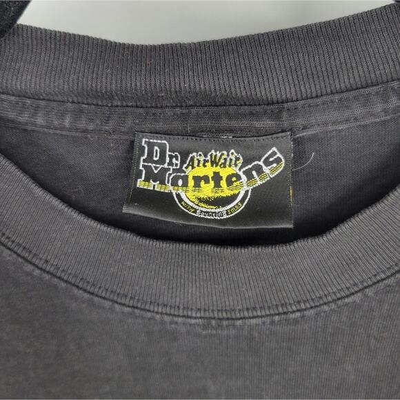 Dr. Martens Black Bristish Flag Graphic Short Sleeve Tee L - Picture 6 of 9
